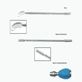 Transforminal Lumbar Interbody Fusion Cage(TLIF) Instruments Set