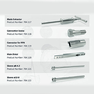 Interlocking Gamma Nail Instruments Set