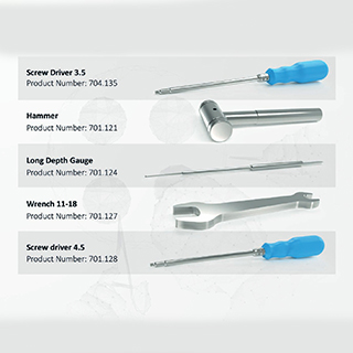 Interlocking Gamma Nail Instruments Set