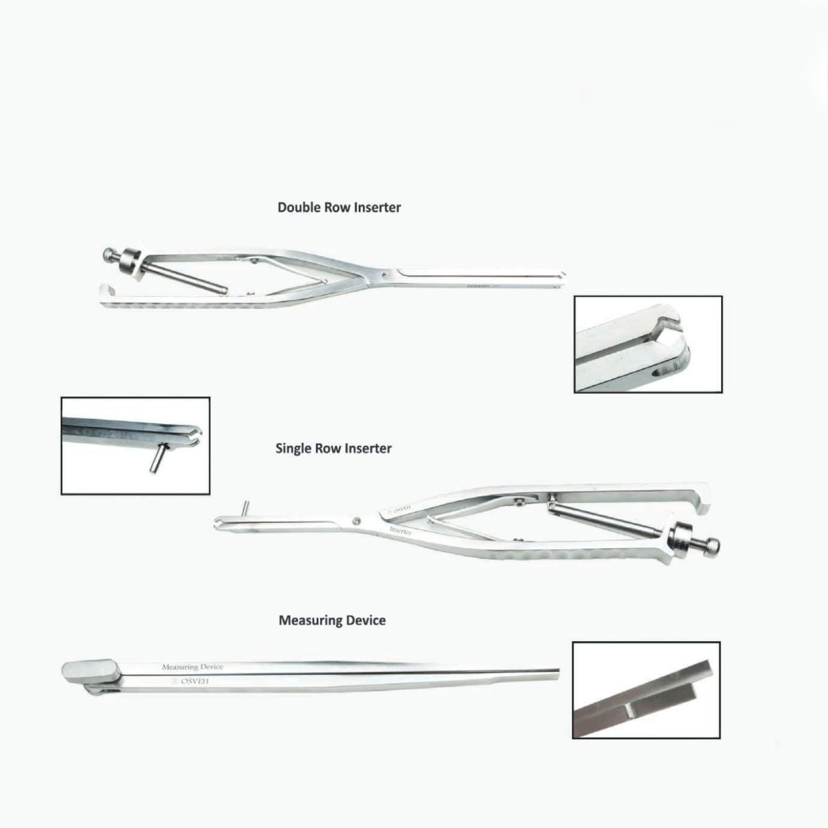 Lumbar Corpectomy Cage Instruments Set