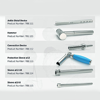 Ankle Arthrodesis Nail Instruments Set